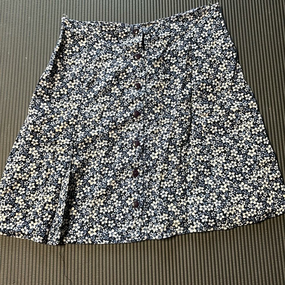 Floral skirt womens